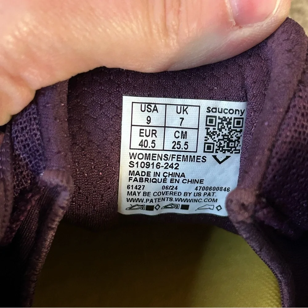 Saucony Women's Purple Trail Running Shoes - Picture 4 of 9